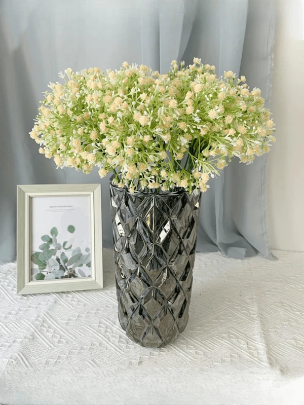 10Pcs Babys Breath Artificial Flowers, Gypsophila Real Touch Flowers For Wedding Party Home Garden Decoration Party,Birthday,Valentine's Day,Mother's Day Gift Champagne